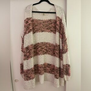 Kori striped cardigan. size small.